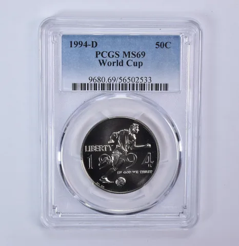 1994-D World Cup Soccer Commemorative Half Dollar MS69 PCGS
