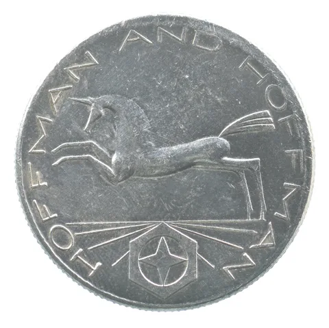 1981 1 Oz Silver Hoffman And Hoffman Unicorn a0742