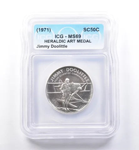 (1971) So Called Half Dollar Jimmy Doolittle MS69 ICG *8507