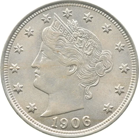1906 Liberty V Nickel a8971