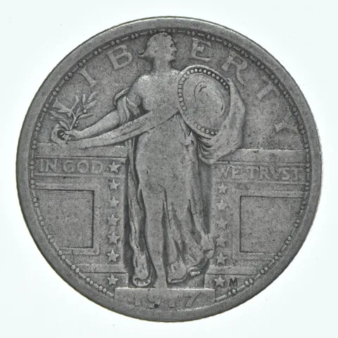 1917 Standing Liberty Quarter Type 1 *6120