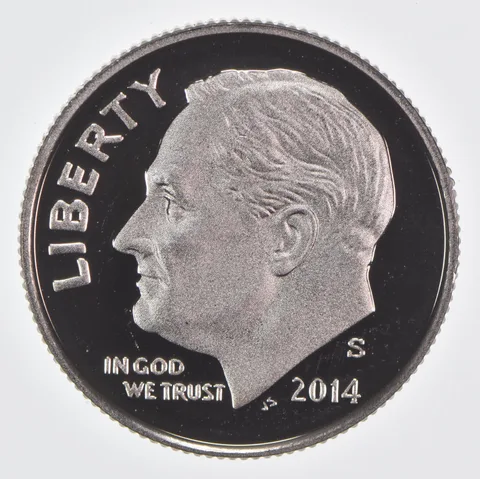 2014-S Roosevelt Dime CLAD Proof