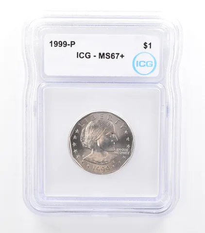 1999-P Susan B Anthony $1 MS67+ ICG *0973