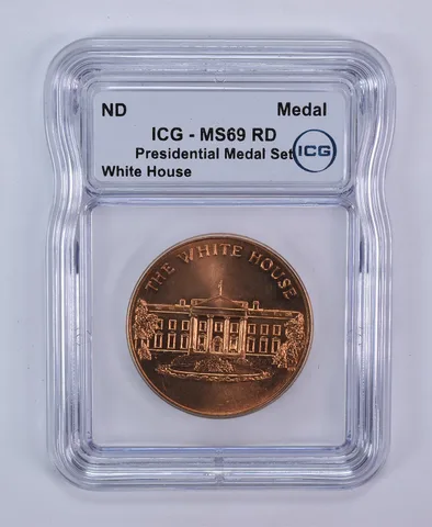 (ND) Bronze Medal White House Presidential Medal Set MS69 RD ICG