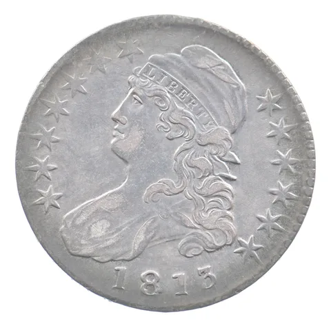 1813 Capped Bust Half Dollar O-193 R2 a5067