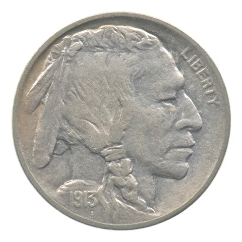 1913 Indian Head Buffalo Nickel Type 1 *6850