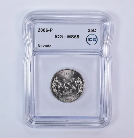 2006-P Washington State Quarter Nevada MS68 ICG
