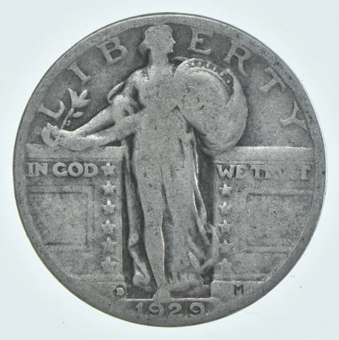 1929-D Standing Liberty Quarter AC Average Circ (1 coin)