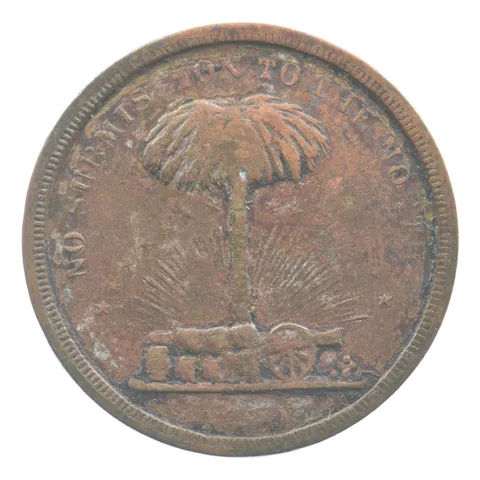 1860 Civil War Token Wealth Of The South *4499