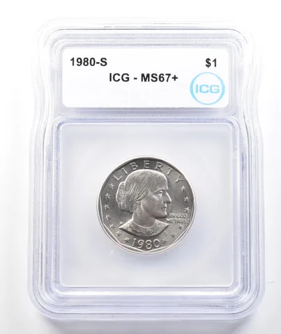 1980-S Susan B Anthony $1 MS67+ ICG *9898