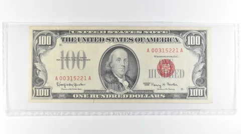 1966 $100 Legal Tender Red Seal *7058