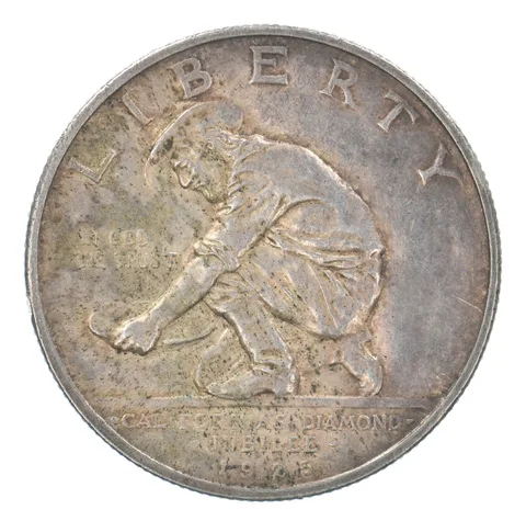 1925-S California Commemorative Half Dollar Beautiful Tone a9556
