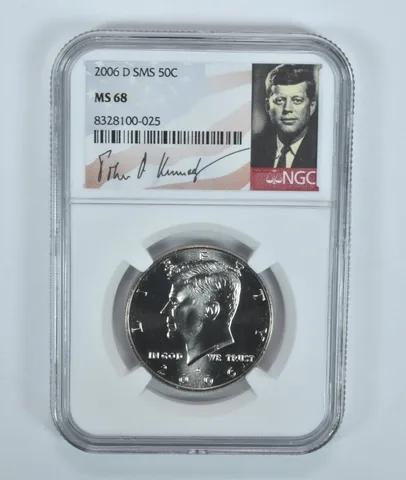2006-D Kennedy Half Dollar SMS MS68 NGC Special Label