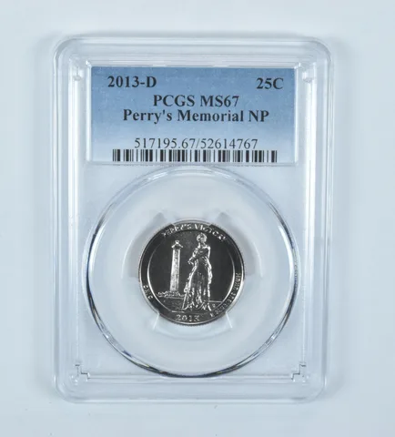 2013-D Washington Quarter ATB Perry's Memorial MS67 PCGS