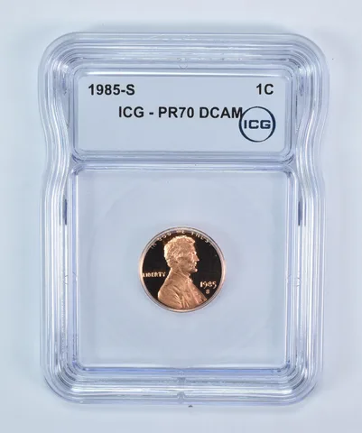 1985-S Lincoln Memorial Cent PR70 DCAM ICG