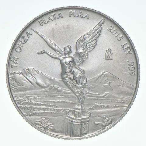 2015 Mo Mexico 1/4 Onza Silver Libertad