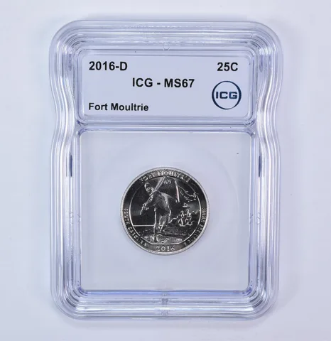 2016-D Washington Quarter ATB Fort Moultrie MS67 ICG