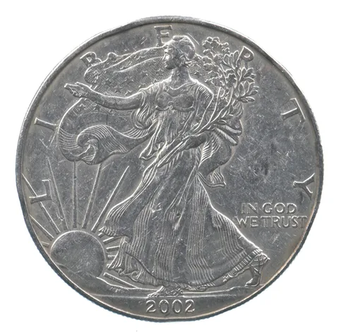 Better Date 2002 American Silver Eagle 1 Troy Oz .999 Fine Silver *602
