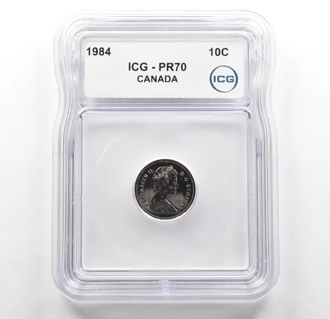 1984 Canada 10 Cents PR70 ICG a6217