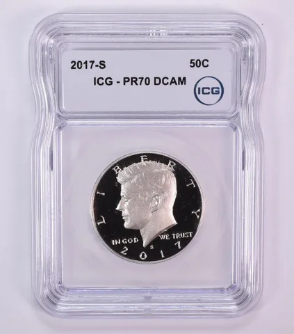 2017-S Kennedy Half Dollar PR70 DCAM ICG