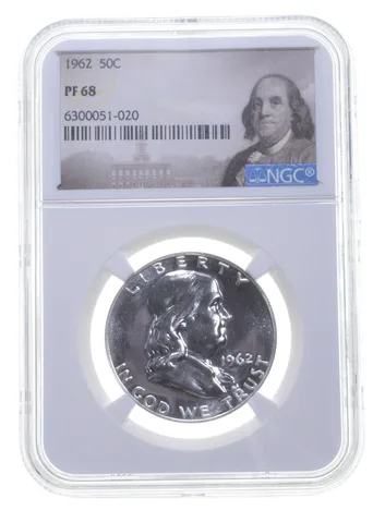 1962 Franklin Half Dollar PF68 NGC Special Label