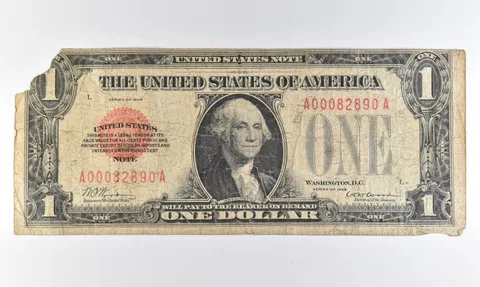 1928 $1 US Legal Tender Note Red Seal *8292