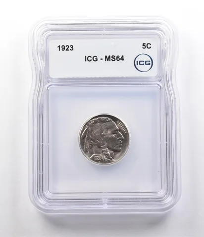 1923 Indian Head Buffalo Nickel MS64 ICG *2615