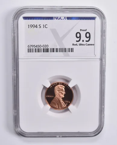 1994-S Lincoln Memorial Cent Proof 9.9 RD UCAM NGC X NGCX