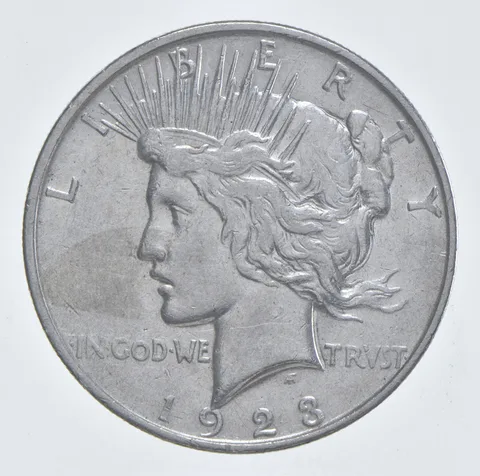 1923-D Peace Silver Dollar Estate Coin Collection *242