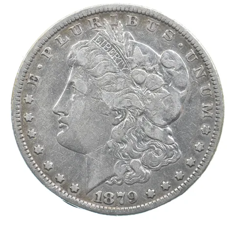 Early - 1879 Morgan Silver Dollar - 90% US Coin *960