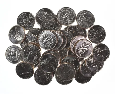 Lot (40) 1998-D Washington Quarter Clad Unc Roll