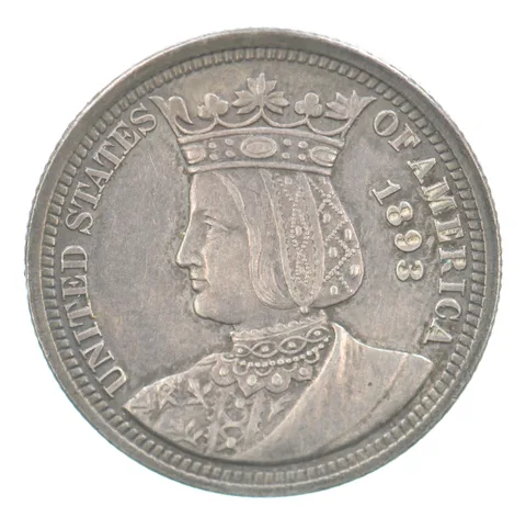 1893 Isabella Quarter Beautiful Tone *5245