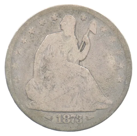 1873 Seated Liberty Half Dollar Arrows *4799