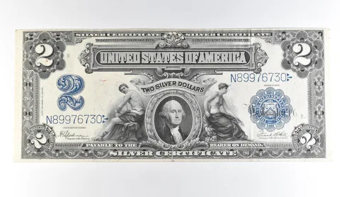1899 $2 Silver Certificate Large Note Blue Seal *1714