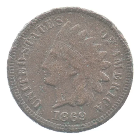 1869 Indian Head Cent *4491