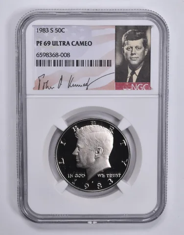 1983-S Kennedy Half Dollar PF69 UCam NGC Special Lbl