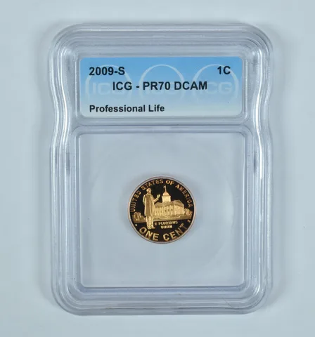 2009-S Lincoln Memorial Cent Professional Life PR70 DCAM ICG