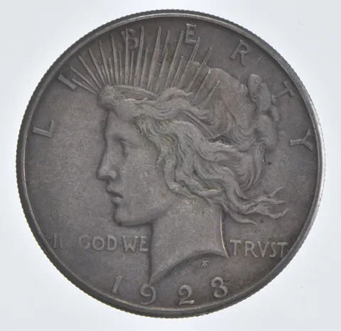 Better - 1923-S Peace Silver Dollar - 90% US Coin *630