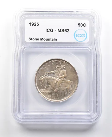1925 Stone Mountain Commemorative Half Dollar MS62 ICG *4418