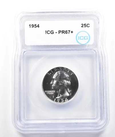 1954 Washington Quarter PR67+ ICG *9894