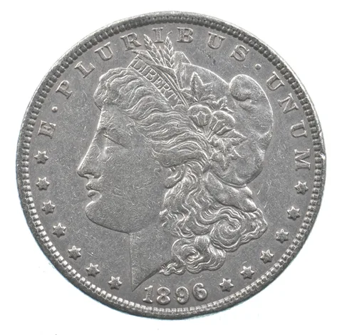 Early - 1896 Morgan Silver Dollar - 90% US Coin *621