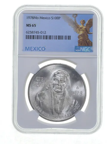 1978 Mo Mexico 100 Pesos Silver S100P MS65 NGC Special Label