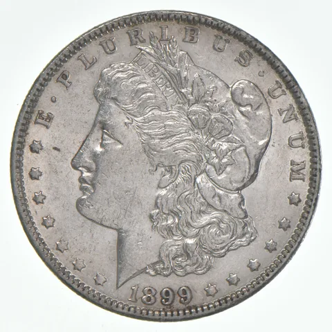 AU+ 1899-O Morgan Silver Dollar (1 coin)