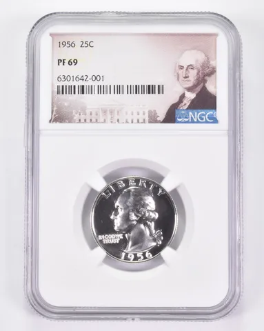 PF69 1956 Washington Quarter - Graded NGC Great Contrast a8976