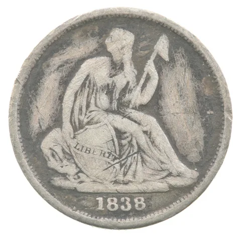 1838-O Seated Liberty Dime *6647