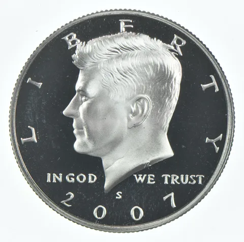 2007-S Kennedy Half Dollar CLAD Proof
