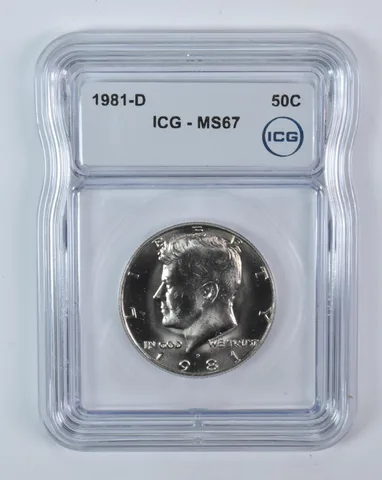 1981-D Kennedy Half Dollar MS67 ICG