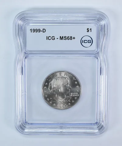 1999-D Susan B Anthony $1 MS68+ ICG