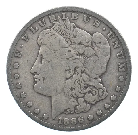 Early - 1886-O Morgan Silver Dollar - 90% US Coin *516