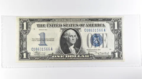 1934 $1 Silver Certificate Blue Seal *7068
